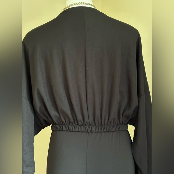 Zara Collections Basic Maxi Dress W Dolman Sleeves Elastic Sleeves & Waist SZ 28 - Picture 5 of 13